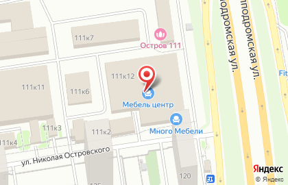 Магазин ортопедических матрасов и товаров для сна Askona на улице Николая Островского, 111 на карте