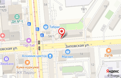 Продовольственный магазин Агрокомплекс на Московской улице на карте