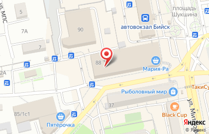 Продуктовый супермаркет Мария-Ра в Барнауле на карте