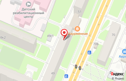 Отдел полиции Инспекция по делам несовершеннолетних №3, Управление МВД по г. Архангельску на карте