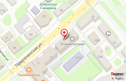 Агентство недвижимости Сокол на Предтеченской улице на карте