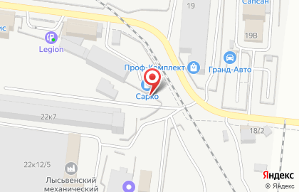 Торговая компания Сарко на Хлебозаводской улице на карте