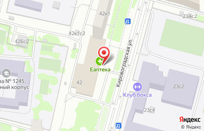 Супермаркет Пятёрочка в Москве на карте