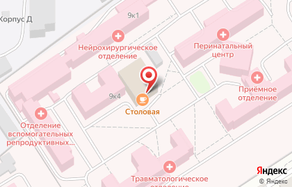 Кафе Буфет-столовая на Московском проспекте на карте