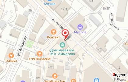 Мемориальный дом-музей им. М.К. Аммосова на карте