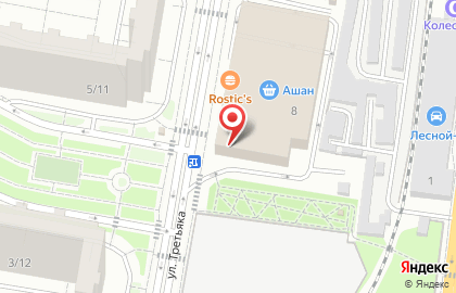 Мособлпаркинг на улице Третьяка на карте