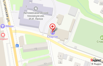 Гостиница Спартак на Огородной улице на карте