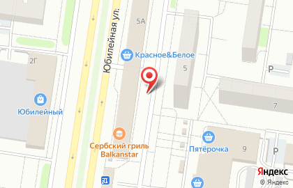 Ночная автостоянка на Юбилейной, 5а на карте