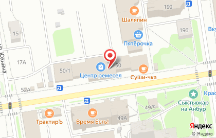 Банкомат АКБ Северный Народный Банк на улице Орджоникидзе, 50 на карте