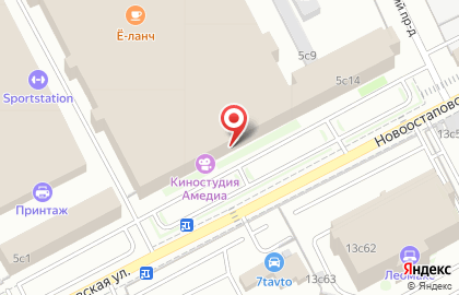 Кафе-столовая Ё-ланч на Волгоградском проспекте на карте
