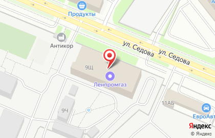 ПетербургГаз, ООО, производственно-эксплуатационное управление на карте