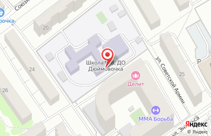 # 55 Дюймовочка Детский сад на карте
