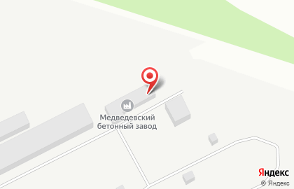 Медведевский Бетонный Завод на Железнодорожной улице на карте