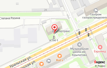 Пермгорэлектротранс на карте