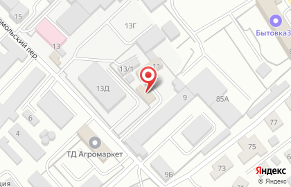 ООО Контур в Комсомольском переулке на карте