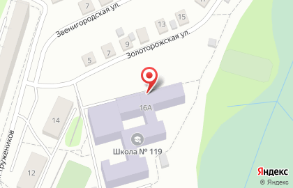Спортивный клуб Олимп на улице Тружеников на карте