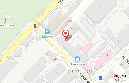 Строительная база ЛесИнвест на карте