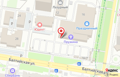 Банкомат ВТБ на Балтийской улице, 16 на карте