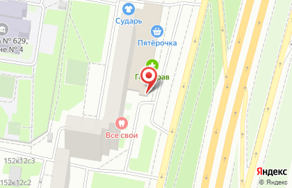 А5 на улице Академика Янгеля (ш Варшавское) на карте