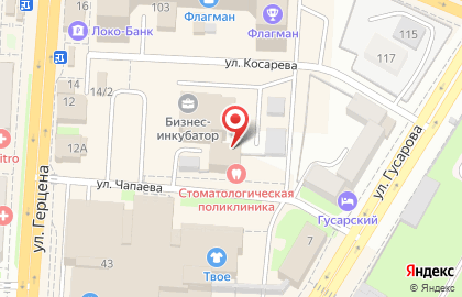 Бюро Переводчик на улице Чапаева на карте