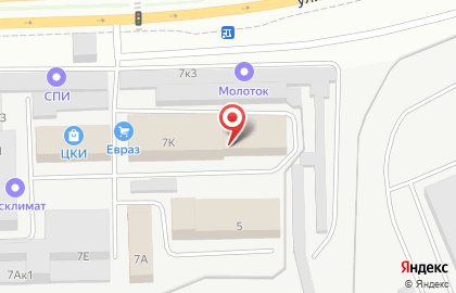 Торгово-сервисная компания ПермАвтоСтекло в Свердловском районе на карте