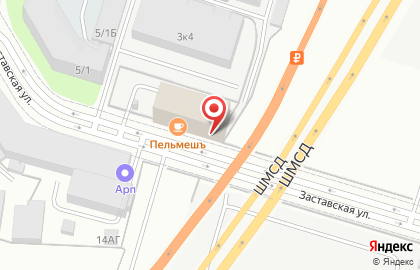 Лис на Заставской улице на карте