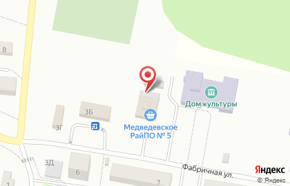 Банкомат РоссельхозБанк, филиал в г. Йошкар-Оле на Фабричной улице на карте