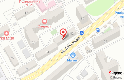 Комиссионный магазин 777 в Советском районе на карте