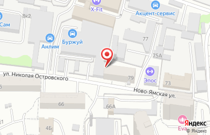 Торгово-ремонтная компания Атмосфера во Владимире на карте