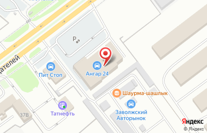 Автотехцентр Ангар24 на карте