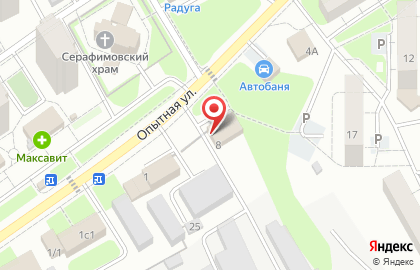 Супермаркет Магнит в Правобережном районе на карте