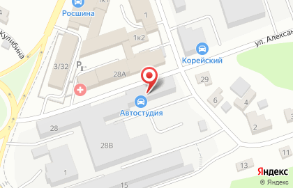 Автоцентр АвтоМакс на улице Александра Матросова на карте