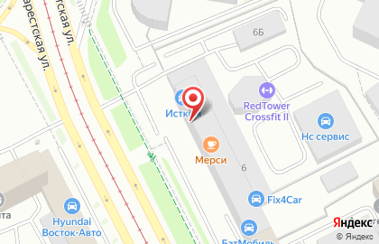 Автоцентр Eastcom на Бухарестской улице на карте