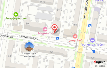 Супермаркет товаров для дома Парус на Амурской улице, 87 на карте