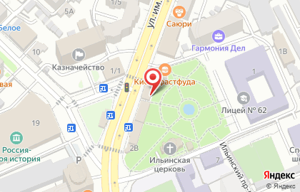 Марлин в Октябрьском районе на карте