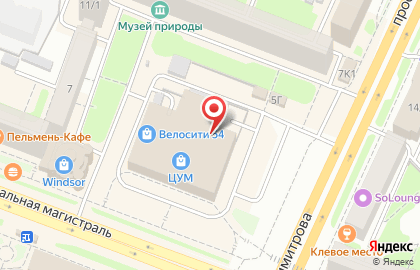 ОАО Банкомат, АКБ МОСОБЛБАНК на проспекте Димитрова на карте