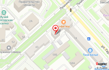 Туристическая компания Пилигрим на Пушкинской улице на карте