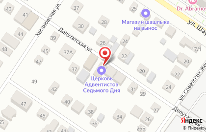 Религиозная организация Церковь Христиан-Адвентистов Седьмого Дня на Депутатской улице на карте