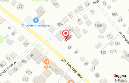 Торговая фирма, ИП Абушаева К.А. на улице Нестерова на карте