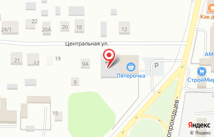 Торговая компания на улице Первопроходцев на карте