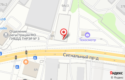 ООО РИКБ Ринвестбанк в Сигнальном проезде на карте