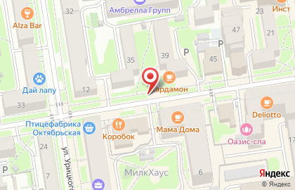 Киоск по продаже фруктов и овощей в Новосибирске на карте