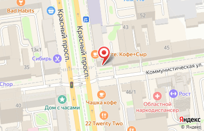 Аптека.ру на Красном проспекте на карте