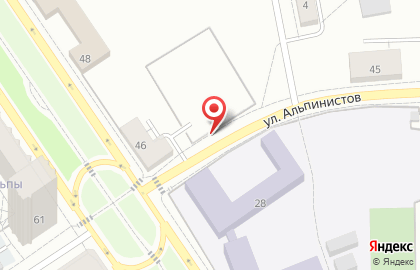 Dinamika на улице Альпинистов на карте