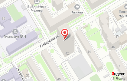 Салон красоты в Новосибирске на карте