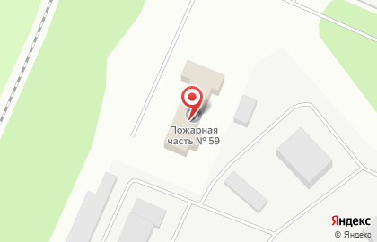 Пожарная часть №59 на Московской улице на карте