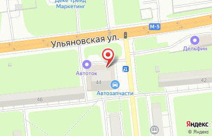 Автолэнд на Ульяновской улице на карте