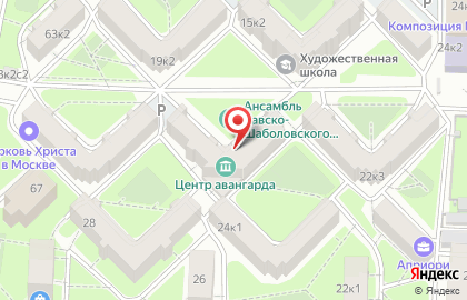 Выставочный зал Галерея На Шаболовке на карте