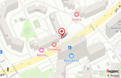 Магазин Интерторг на улице Адмирала Лазарева на карте