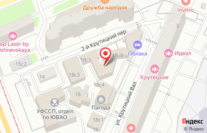 Уральский банк реконструкции и развития в Москве на карте